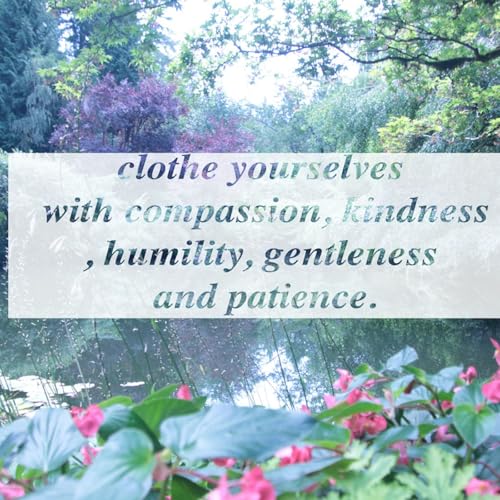 clothe yourselves with compassion, kindness, humility, gentleness and patience.