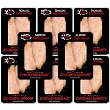 Nordic Catch Jidori Free Range Chicken Breast - Non-GMO, 100% Vegetarian Fed Chicken - Michelin-Star Quality Chicken Breast Boneless, Californian Grown Fresh Whole Chicken (16oz portion - Pack of 8)