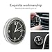 EEEKit Car Clock, Luminous Quartz Analog Watch Universal Pocket Mini Stick-On Clock for Car Boat Bike Home (Black)