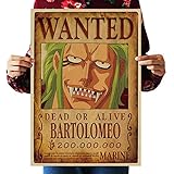 WholesaleSarong BARTOLOMEO Wanted Anime Manga Cosplay Poster Home Garden Wall Decor