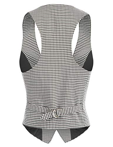 Image of GRACE KARIN Women's Suit Vest Top, Dressy Casual Sleeveless Button Waistcoat, Fromal Steampunk Blazer for Work Office