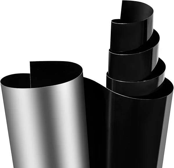 Sarcry Vinyl Car Wrap, 5 ft. x 1 ft Vinyl wrap Gloss Premium Piano Black, Vehicle wrap for Automotive, DIY Interior Exterior, Car Moto Paint Protection Film Prevents Minor cuts and scrapes