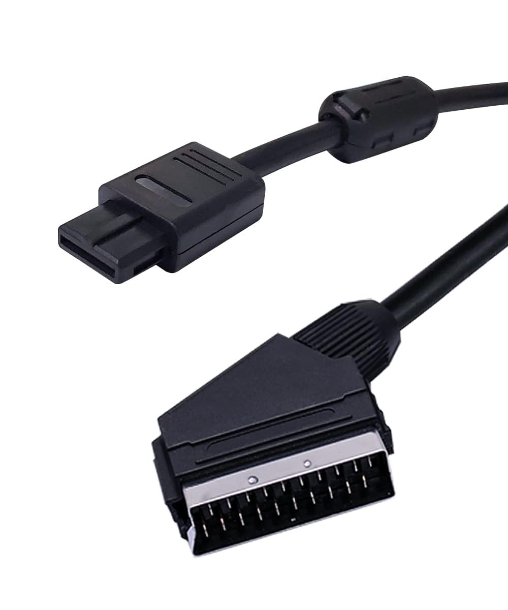 HTDYOO RGBS Scart Cable Bare Copper Wire Compatible with SFC- 3.28Feet/1M
