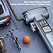Tire Inflator Portable Air Compressor, All in one 150PSI Cordless Air Pump with Digital Pressure Gauge, Electric Air Pump Integrates Inflating, Lighting, Glass Breaking, and More