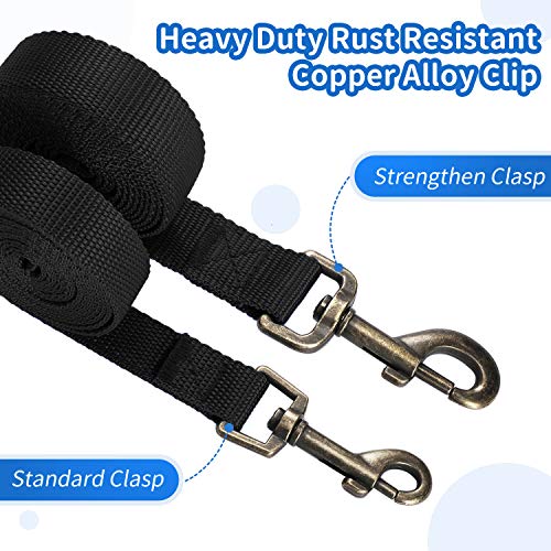 HIKISS 4 FT Dog Leash, Strong and Durable Leash with Easy to Use Collar Hook,3/4 Inch Wide Dog Leashes for Small Dogs… - Image 4