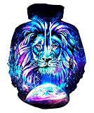 LAIDIPAS Cool Hoodie 3D Printed Hoody Sweatshirts Animal Hoodies Casual Athletic Clothing Colorful O