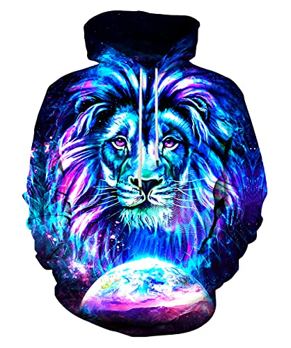 Laidipas Cool Hoodie 3D Printed Hoody Sweatshirts Animal Hoodies Casual Athletic Clothing Colorful Outwear For Women Adult Hooded Jacket S #TOP15