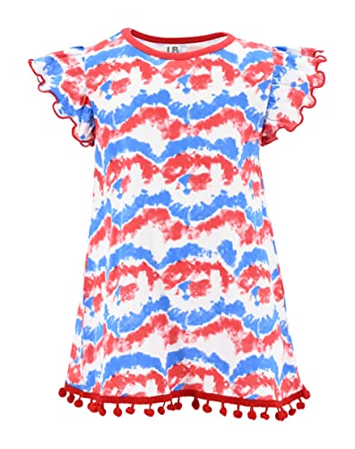 Unique Baby Tie Dye Girls 4th of July Outfits for Girls Patriotic Dresses