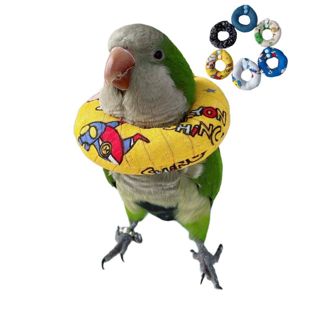 Parrot Neck Collar Pet Anti-bite Picking Feather Healing Protective Neck Cover Collar for Birds (XS)