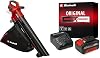 Einhell VENTURRO 18/210 - Solo, Akülü Yaprak Toplama ve Üfleme + Einhell 18V 4,0 Ah PXC Starter Kit, Akü & Şarj Cihazı