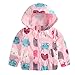 Produktbild BelleloveBaby Mädchen Kind Wasserdicht Blumen Karikatur Mit Kapuze Mantel Jacke Outwear Regenmantel Hoodies