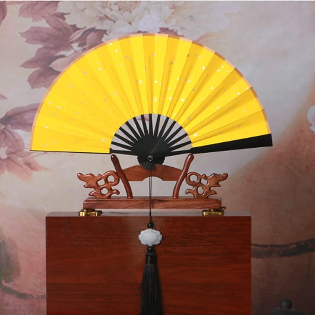 Folding Folding Fan Large Folding Fan with Traditional Chinese Painting, Bamboo Folding Fan for Performance, Decoration, Gift Home Decorative Folding Fan