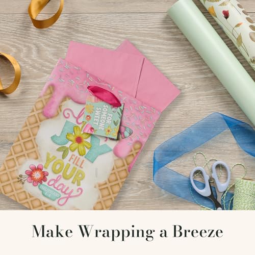 Image of Christian Art Gifts Medium Pink Gift Bag for Girls with Tissue