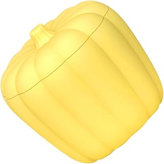 Silicone Pumpkin Yellow with Removable Lid Ice Bucket