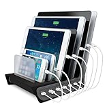 Naztech Power Hub 7 High-Speed Charging Station. Individually Charge 7 Devices Simultaneously With IntelliQ Smart Chip Technology, Powerful 70W/14A O/P For iPhone 8/8 Plus, Galaxy S9/S9+, iPad & More