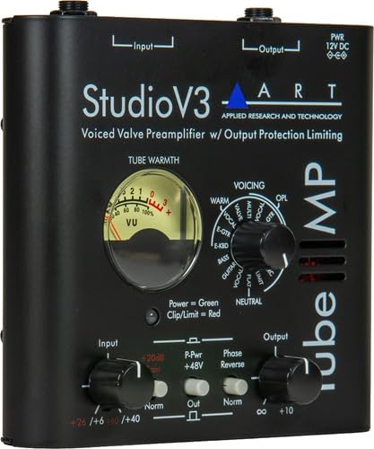 Amazon.co.jp: ART Tube MP Studio V3 U チューブ・マイク・プリアンプ