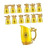 Kit à boire plaqué or - ils conviennent pour recevoir les membres de la famille les invités à la maison, dans les bars, les restaurants toute occasion spéciale pour boire, récipient