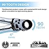 Mountain RM6 5-Piece Metric Double Box Universal Spline Reversible Ratcheting Wrench Set; 8 mm - 18mm, 90 Tooth Design, Long, Flexible, Reversible; 4-Pack