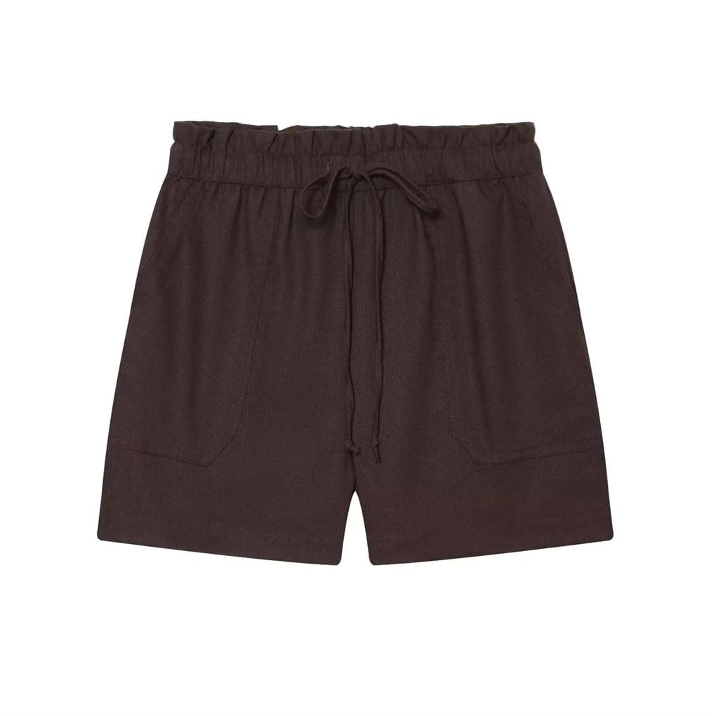 Conjunto de lino de dos piezas casual para verano de mujer 5