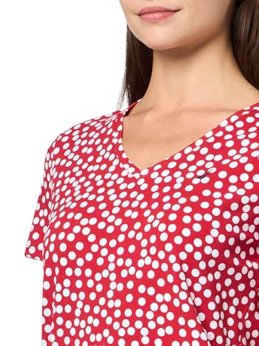 Image of Nautica Women's Solid V-Neck Short Sleeve T-Shirt Shirt