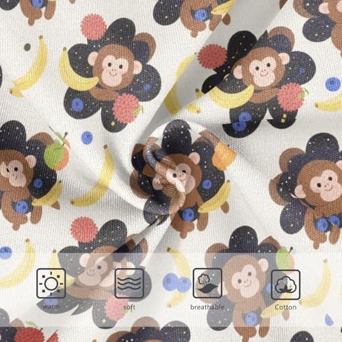 Monkey Fruit Toddler Girls's Underwear 2T 23006753