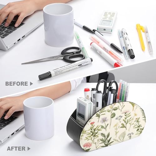Support de télécommande en cuir pour table de chevet et salon cocooning - 4