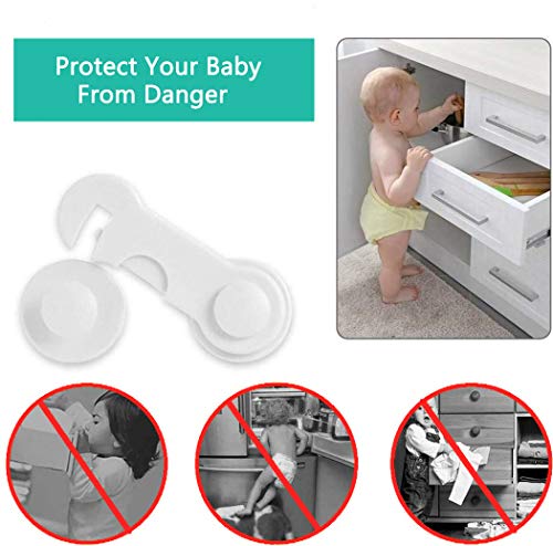 image for Baby Child Safety Cabinet Locks,GiMe-US Easiest 3M Adhesive Baby Proof