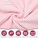 Tigeen Plus Size Towel Wrap for Women Spa Robe Set with Shower Hair Drying Turban Cap Towel Headband Adjustable Bathrobe(Pink,Xxl-4xl)