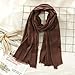 Canxiaoba Women's Cotton Scarves Lady Light Soft Fashion Solid Scarf Wrap Shawl（coffee32）