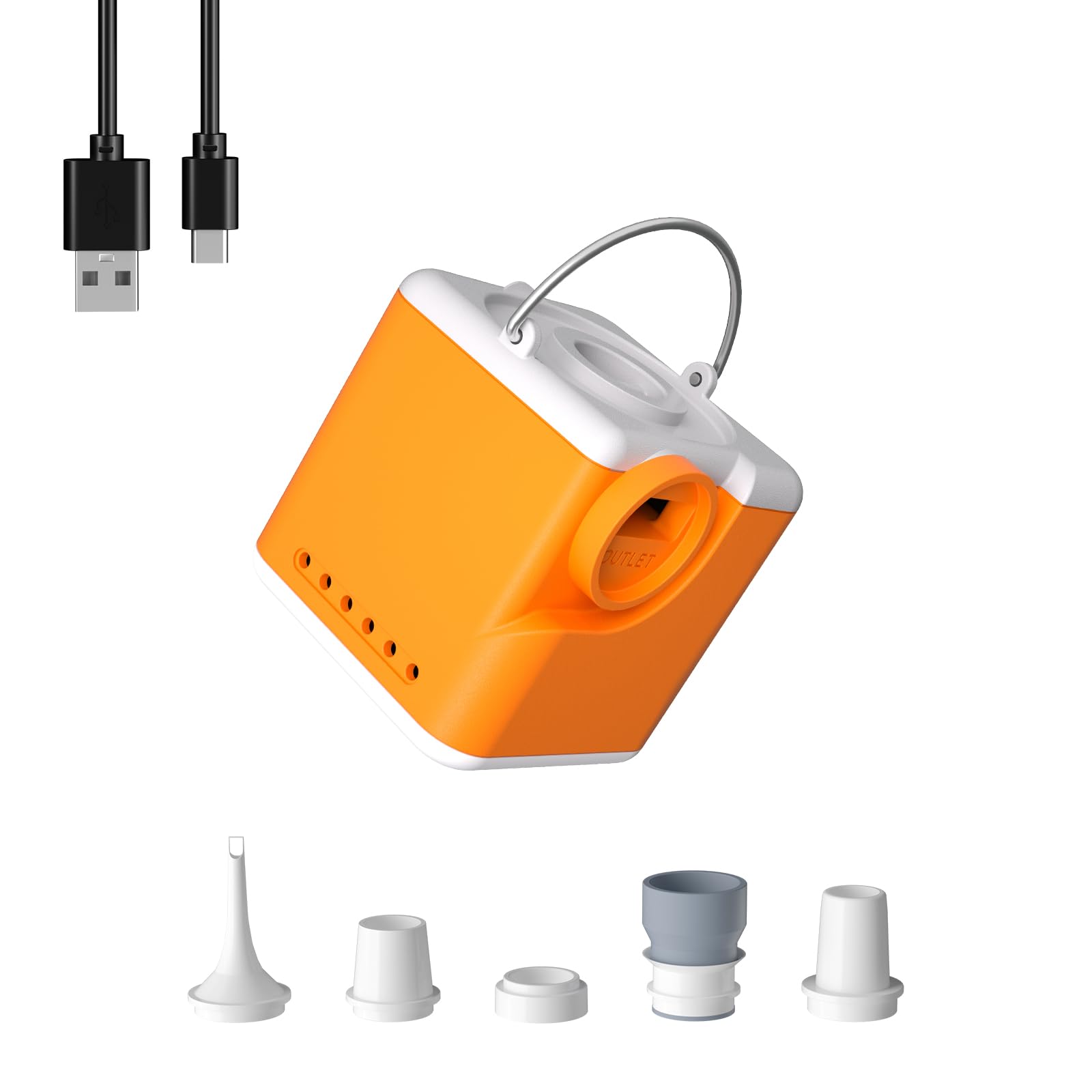 Amazon.co.jp: NANO PUMP 5 エアーポンプ 空気入れ 電動 4.5 kPa 4.6