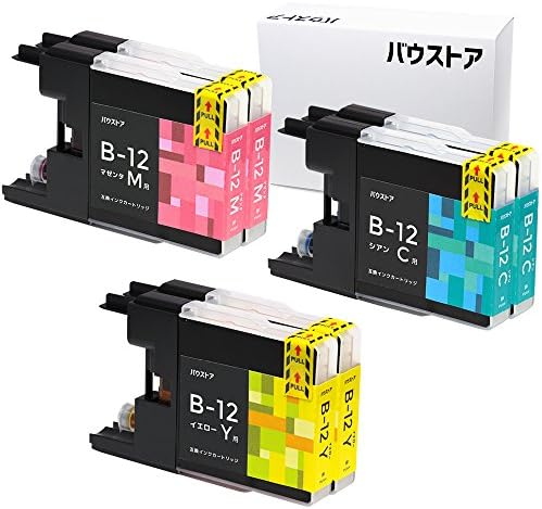 Amazon.co.jp: brother LC12 用互換インクカートリッジ C/M/Y 各2個 