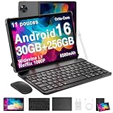 【Batterie 8580 mAh + OTG】Le tablette gaming est équipé d'une grande batterie de 8580 mAh qui offre une longue durée de vie, vous permettant de profiter d'une utilisation fluide sans charge fréquente lorsque vous êtes en déplacement pendant de longues périodes. Couplé à la technologie de charge rapide, vous pouvez rapidement restaurer l'énergie en un rien de temps, offrant ainsi un support d'alimentation solide. Le Tablette Tactile prend également en charge la fonction OTG, qui lui permet d'alimenter d'autres appareils et de résoudre facilement les problèmes d'alimentation entre appareils. Plus de commodité et d'utilité.