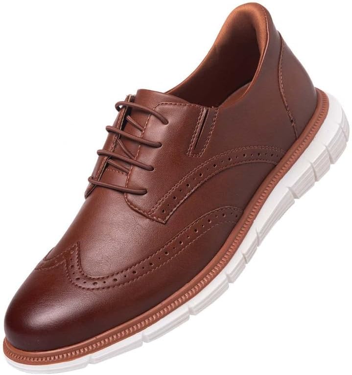 Mens Hands Free Slip On Wingtip Oxford Shoes Business Formal Derby Lightweight Sneakers Mens Hands Free Slip On Wingtip Oxford Shoes Business Formal Derby Lightweight Sneakers