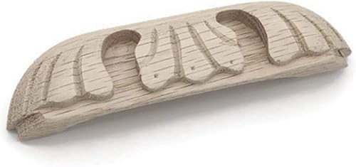 Tiradores de cajón de escritorio de roble tallado de 5 pulgadas - Tiradores de madera de roble tallado para escritorio antiguo - Escritorio con