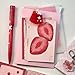 200 Sheets Strawberry M5 Note Pads Kawaii Scrapbook Paper To Do List Notepad 2.63X4.13 IN Cute Notepads Bulk Decorative Paper Strawberries Desserts Grid Note Pad Memo Pad Journaling Office Supplies