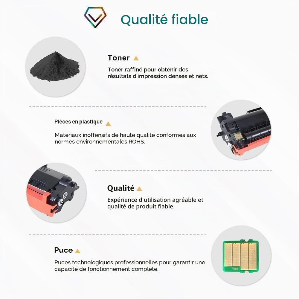 Cool Toner TN2420 Cartouche de Toner Compatible pour Brother DCP-L2530DW MFC-L2710DW HL-L2350DW DCP-L2510D HL-L2375DW MFC-L2730DW MFC-L2750DW HL-L2310D TN-2420 TN2410 TN-2410 (Noir, 2-Pack)