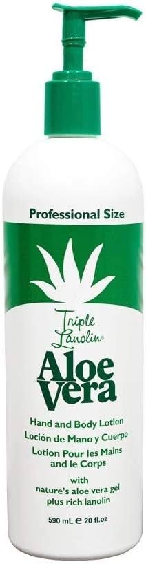 genius.nn Vienna Triple Lanolin Original 20oz Loción para Manos y Cuerpo con Bomba (Paquete de 3)