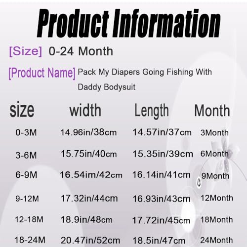 Pack My Diapers Going Fishing With Daddy Bodysuit, Baby Clothes Unisex, Boys Girls Short Sleeve Jumpsuit Outfits3