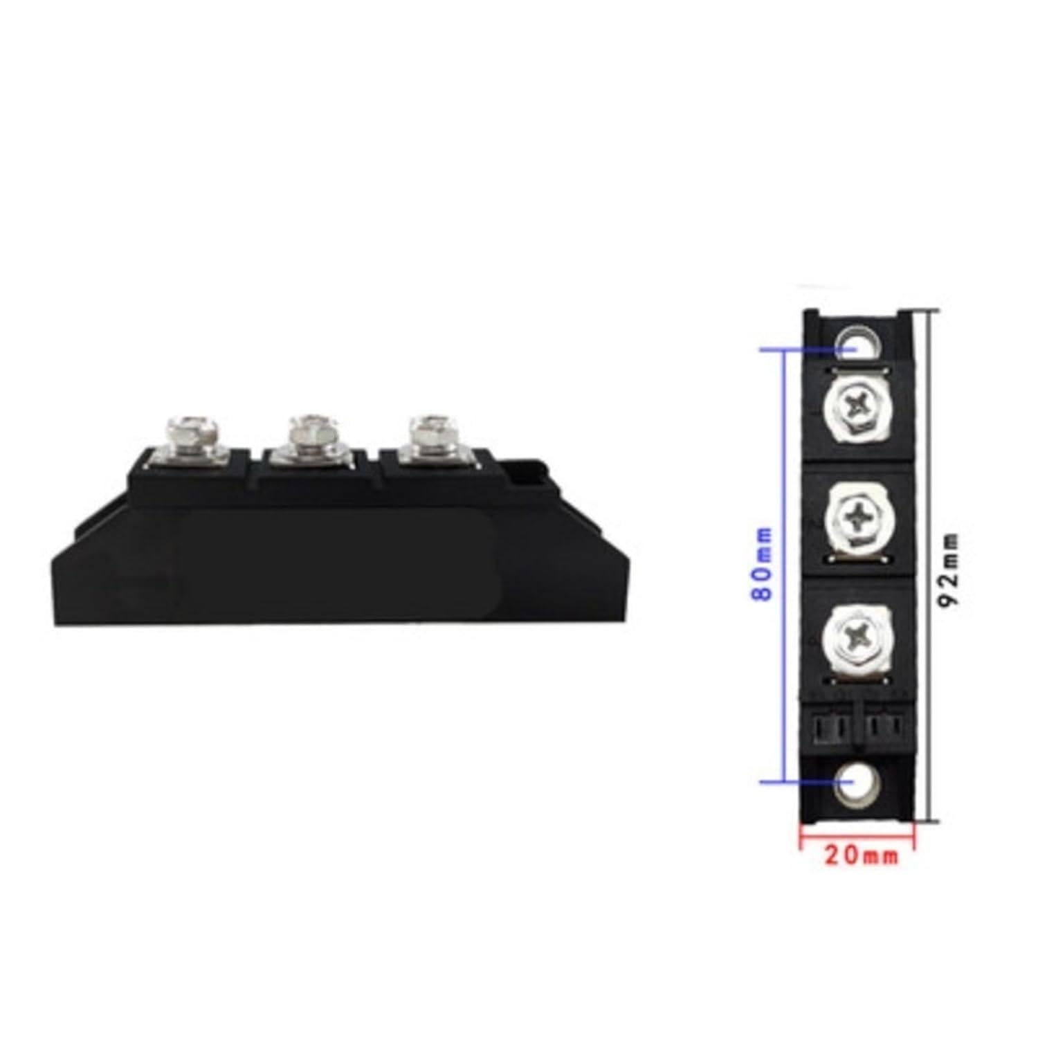 Anti Reflection Diode MDA55A Common Anode Diode Module100A 25A 40A 70A 90A 110A1600V Rectification Anti Backcharge MDA100-16(MDA55A)