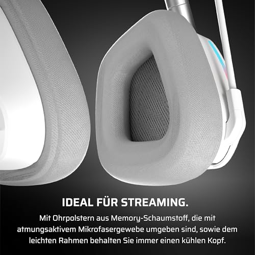 Corsair Void v2 Wireless Bluetooth PC PS5 Switch Gaming Headset &ndash; White - image 7