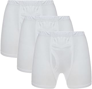 طقم ملابس داخلية قصيرة من القطن للرجال رويال تيكس 3 قطع مقاس 2XL لون ابيض