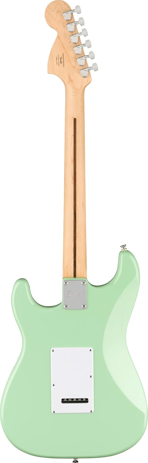 Fender Squier Affinity Stratocaster Limited Edition - Surf Green Bundle with Gig Bag, Tuner, Strap, Picks, and Austin Bazaar Instructional Video