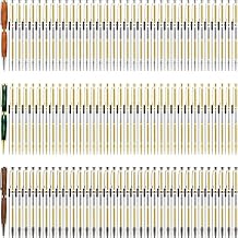Lothee 102 Pcs 7mm Pen Making Kits for Woodturning Slimline Pen Bulk Twist Kit with Refill Lathe Turning Supplies for Making Office DIY Friend Teacher Gift Classic Color