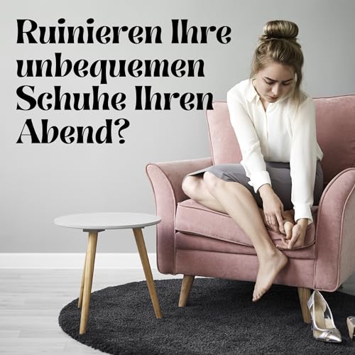 JJPRIME Damen Frauen Ballerina Rolle bis Faltbare Schuhe Damen Flache Komfort Schuhe hochklappen Pumps schwarz Faltbar mit Tragetasche Ballett After Party