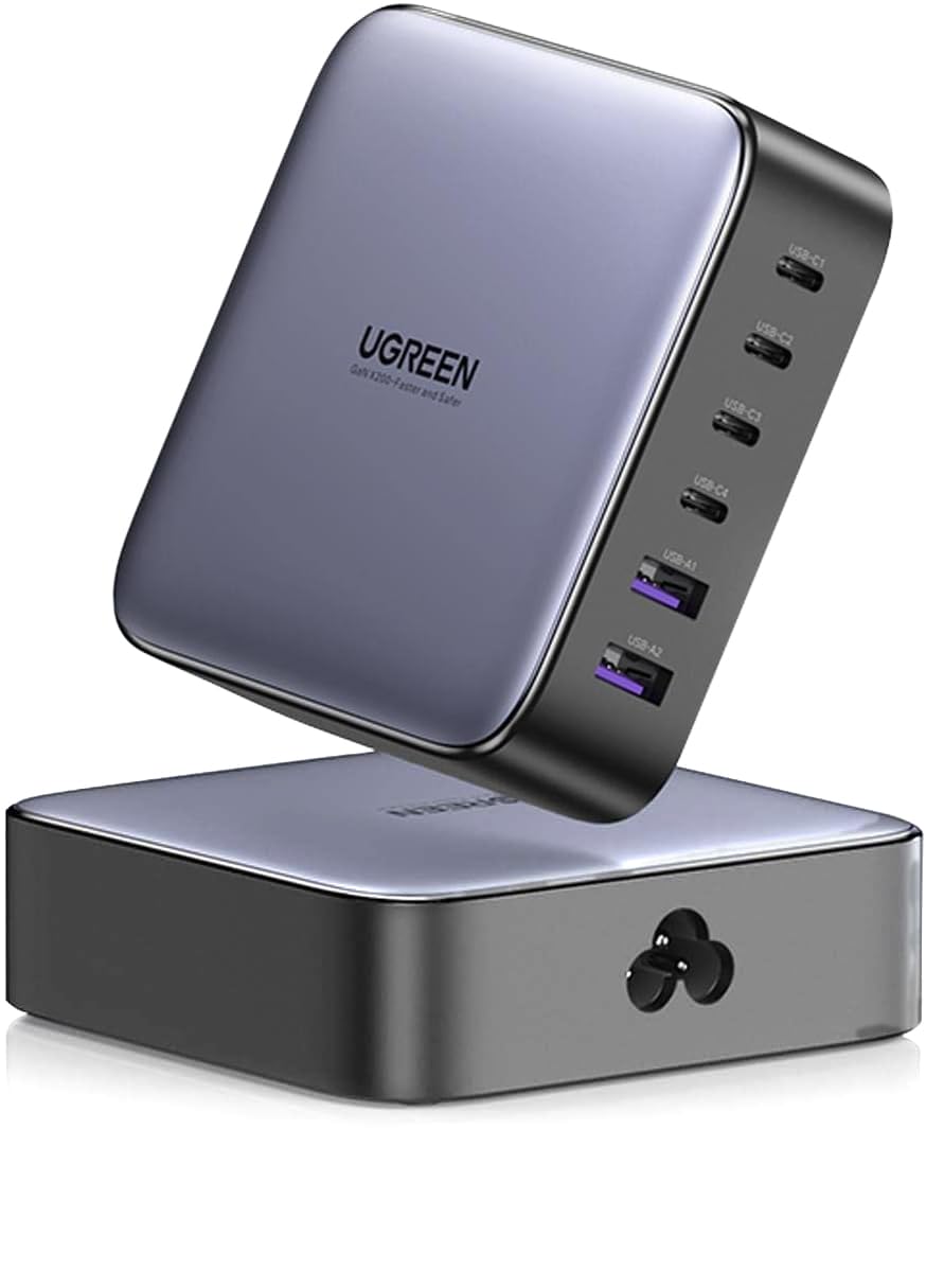 UGREEN Nexode 200 W USB C Charger GaN II USB C Power Supply 100 W + 100 W 6-Ports PD Charger Multiple Charger PPS Compatible with MacBook Pro/Air M1, iPhone 13/13 Pro Max/SE 2022, iPad Pro 21 (B09PFNP7WY) Amazon Price History, Amazon Price Tracker