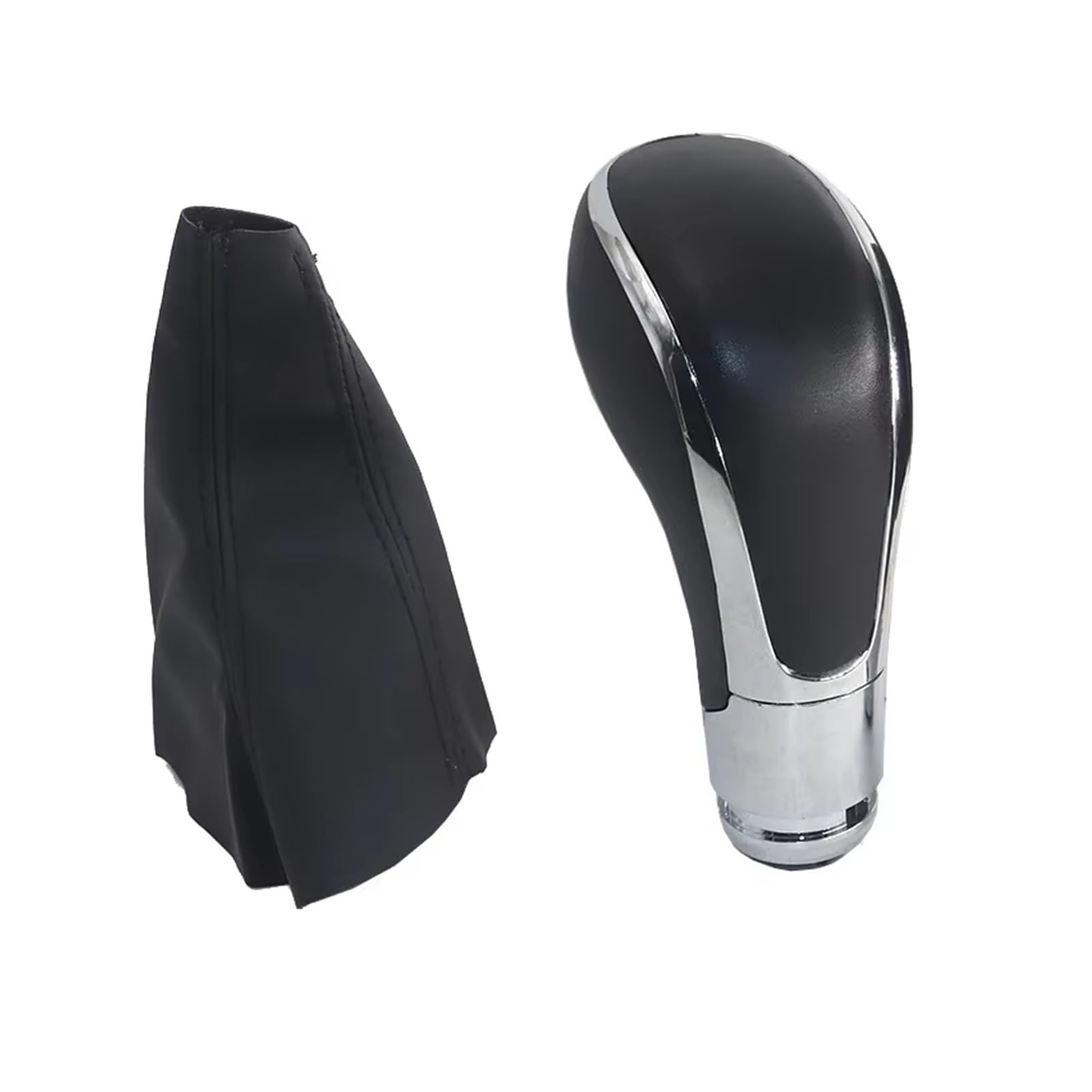 Ouvecr Pair Black Car Shift Gear Knob Handle For Buick For Regal Automatic Gearbox Handle Gear Lever Knob Shift Boot Gear Shift Cover(Pair Black)