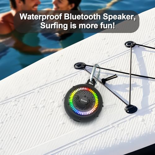 SOWO Shower Speaker Bluetooth Waterproof, Small Speaker Portable Wireless — view 3