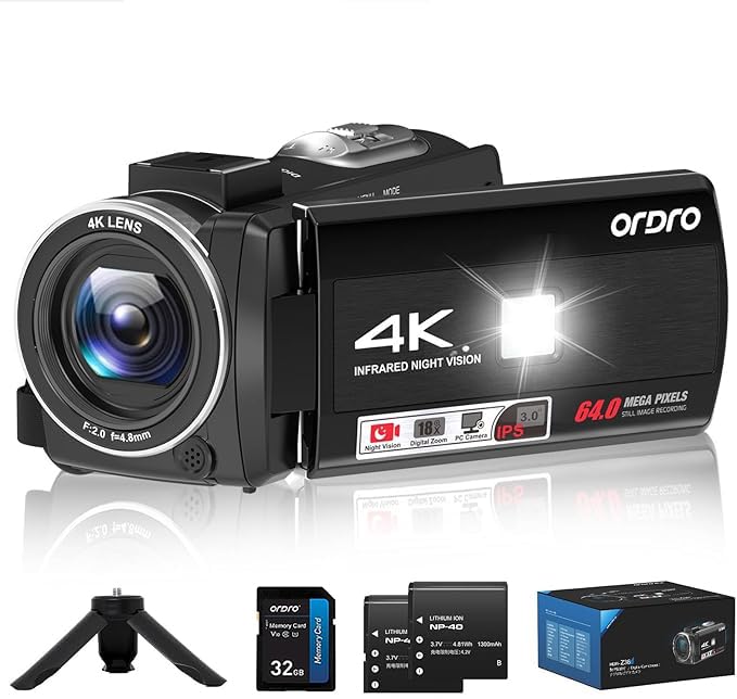 ORDRO Z36 Camcorder with 32G momery Card-image-20