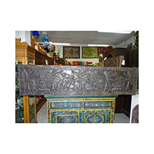 int. d'ailleurs - Cabecero de panel tallado en mango - AR252