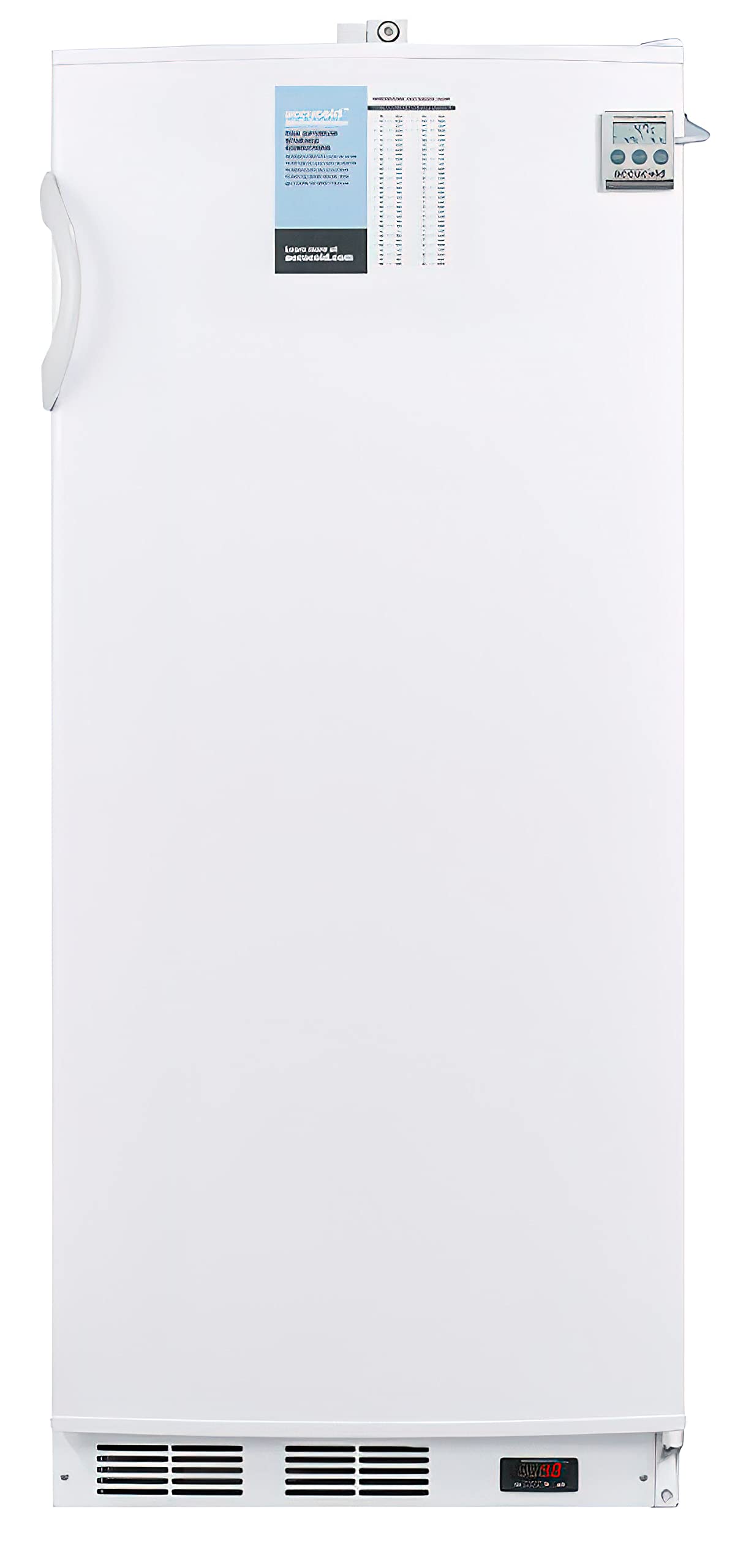 Accucold FFAR10PLUS2 General Purpose Medical 24" Wide All-Refrigerator, 10.1 cu.ft. Capacity, Automatic Defrost, NIST Calibrated Temperature Display, Magnetic Door Gasket, Interior Light